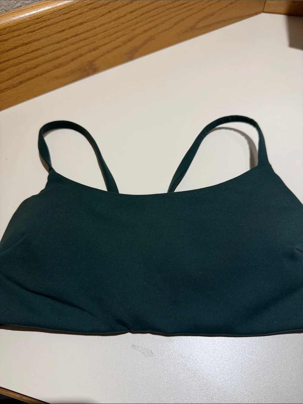 lululemon athletica Forest Green Low-Impact Sports Bra size 4